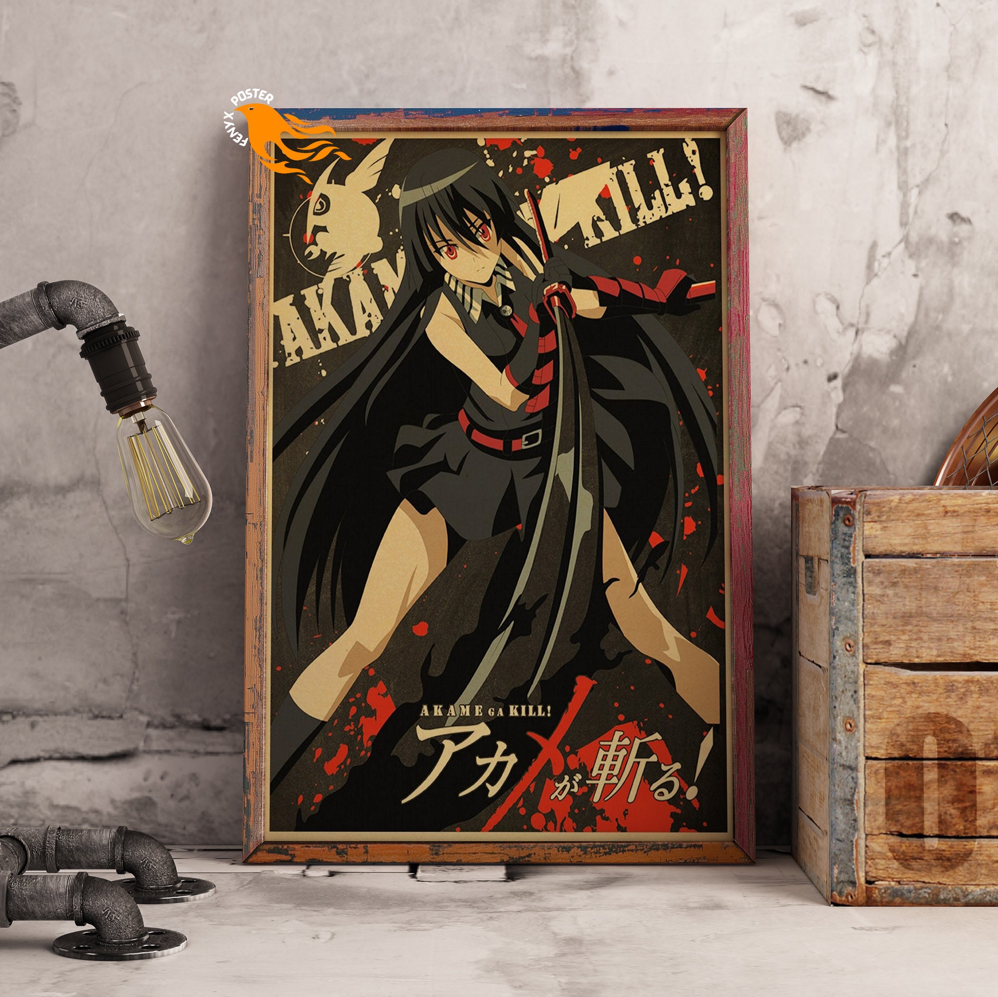 Akame Ga Kill Characters' Poster, picture, metal print, paint by PRAM ON  FIRE