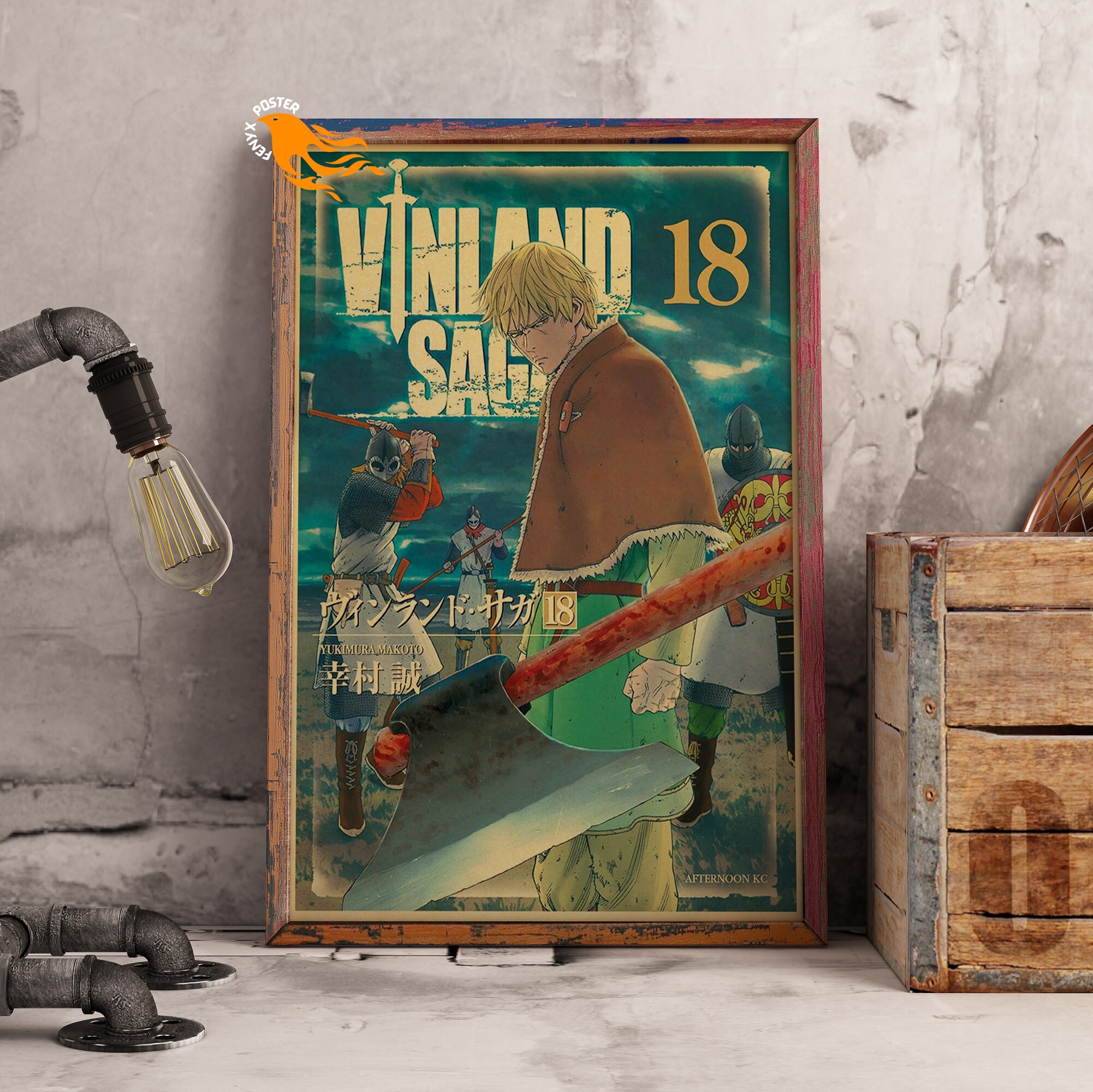 Vinland Saga II Anime Posters Cool Posters for Guys Bedroom Wall Decor (2)  Canvas Wall Art Prints for Wall Decor Room Decor Bedroom Decor Gifts