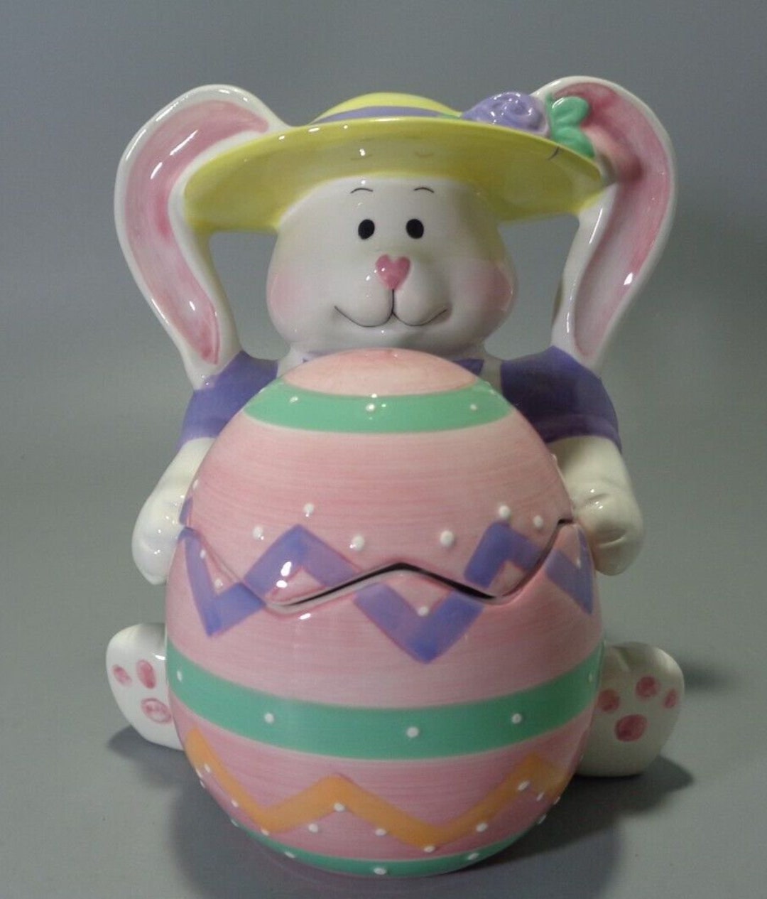 Kohl's Genuine Sonoma Home Goods Bunny and Egg Candy Dish 5x6x6 Etsy