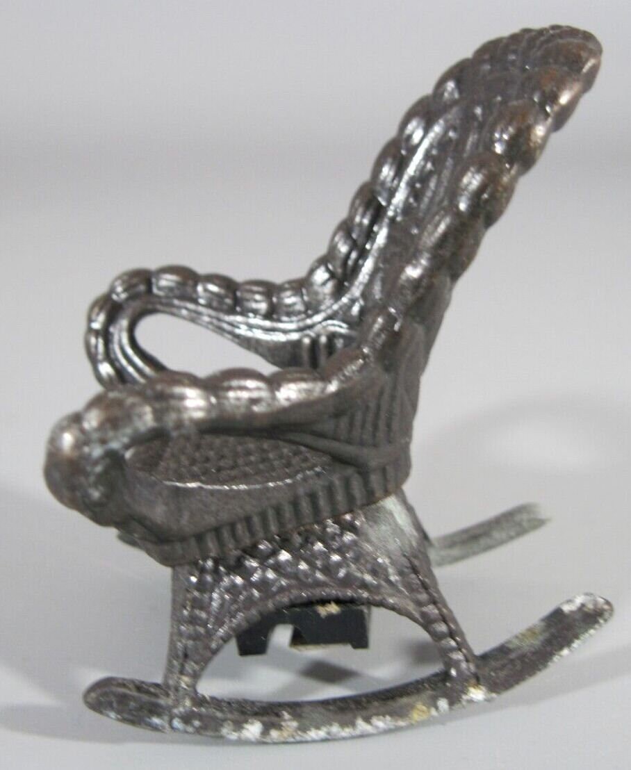 Pencil Rocking Chair Vintage 2 1/2-inch Metal Rocking Chair Pencil Sharpener Labeled Kong ...