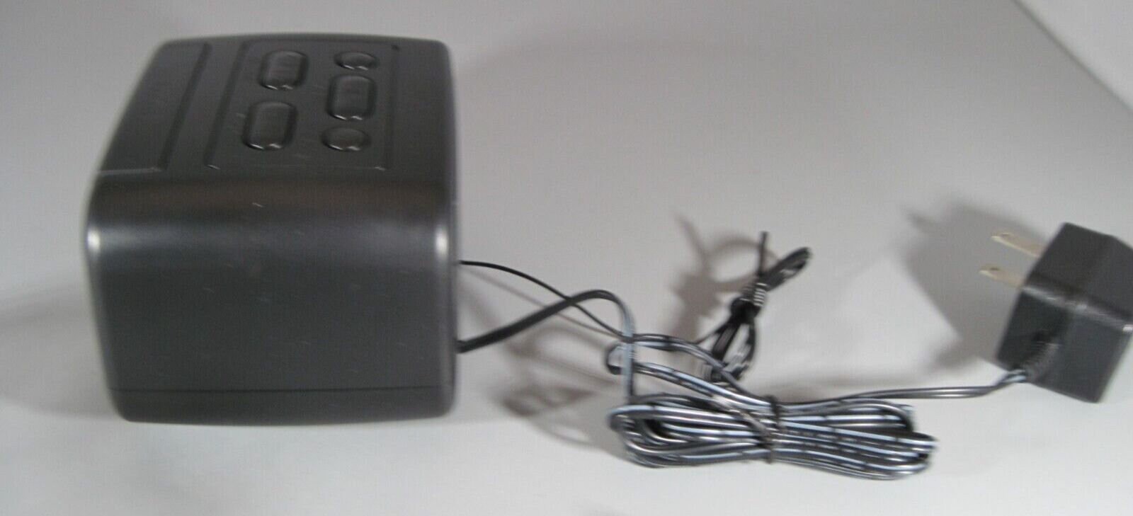 Capello Sleep Easy Digital AM/FM Alarm Clock Radio Black Model CR15