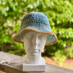 Crochet Bucket Hat | Summer Hat | Spring Hat | Packable Hat |