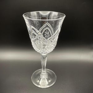 Remplacement des verres à pied en cristal vintage - Verre à vin Altesse en Cristal d&#39;Arques Durand - Excellent état !