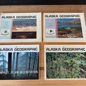 Stare czasopisma Alaska Geographic - 1973 i 1974 - pierwszy numer!