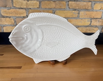 Vintage Subtil Portugal Large 17” Fish Platter
