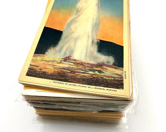 Unused Antique Postcards - National Parks, Historical & Tourist Sites, U.S., International - Choose Quantity