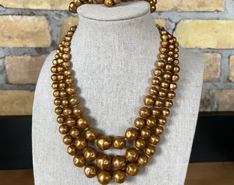 Collier Quatre Rangs De Perles De Chine - Occasion, Très Bon état, Très Joli