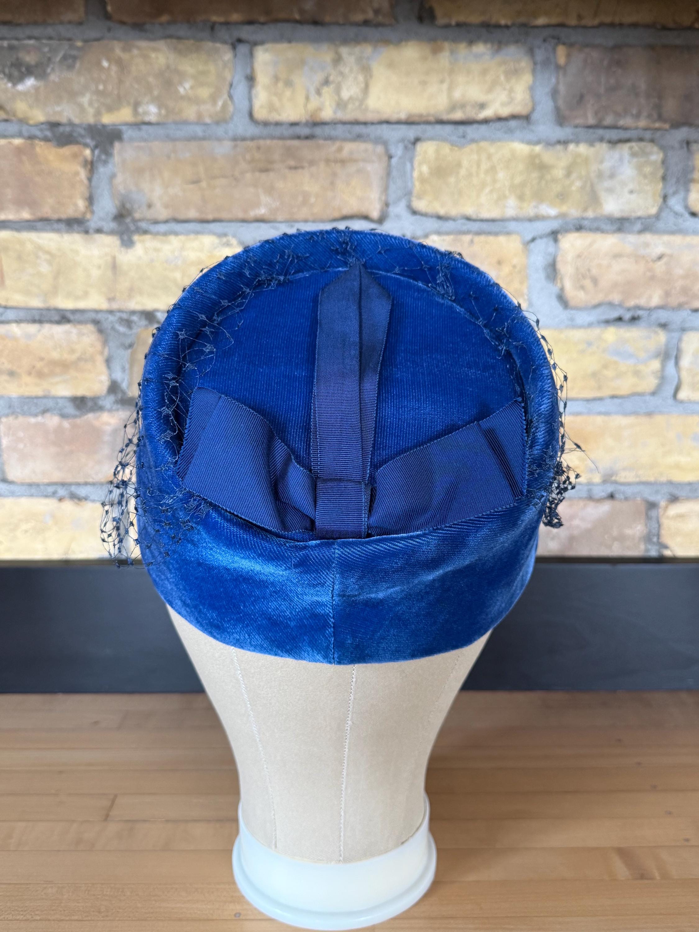 Blue Velvet Bucket Hat - Etsy