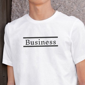 Business Enthusiast Short Sleeve Tee Business Themed T-shirt For Students Of Business Simple Design Wearing Your Passion image 1