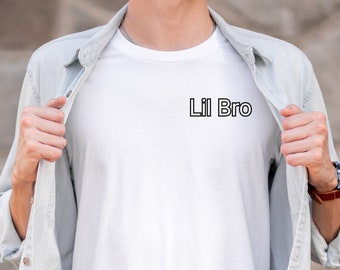 Lil Bro Short Sleeve Tee | Made For Little Brothers| Minimalistic | For Every Day Purposes | Great Birthday Present |