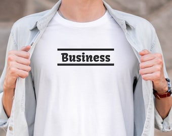 Business Enthusiast Short Sleeve Tee | Business Themed T-shirt | For Students Of Business | Simple Design | Wearing Your Passion
