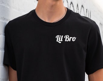 Lil Bro Short Sleeve Tee | Made For Little Brothers| Minimalistic | For Every Day Purposes | Great Birthday Present |