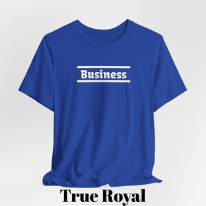 Business Enthusiast Short Sleeve Tee Business Themed T-shirt For Students Of Business Simple Design Wearing Your Passion zdjęcie 5