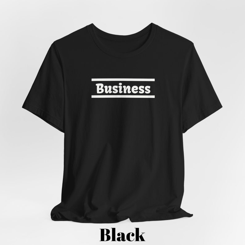 Business Enthusiast Short Sleeve Tee Business Themed T-shirt For Students Of Business Simple Design Wearing Your Passion zdjęcie 2