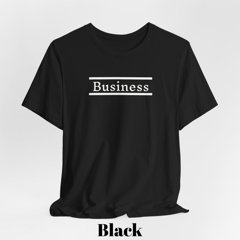 Business Enthusiast Short Sleeve Tee Business Themed T-shirt For Students Of Business Simple Design Wearing Your Passion image 2