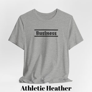 Business Enthusiast Short Sleeve Tee Business Themed T-shirt For Students Of Business Simple Design Wearing Your Passion zdjęcie 7