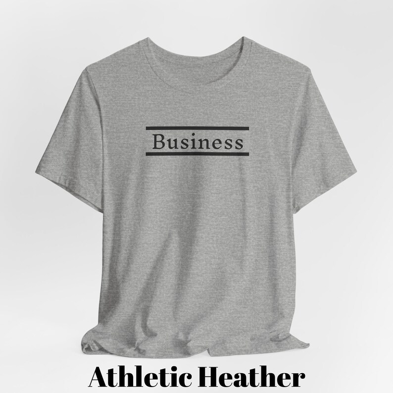 Business Enthusiast Short Sleeve Tee Business Themed T-shirt For Students Of Business Simple Design Wearing Your Passion image 7