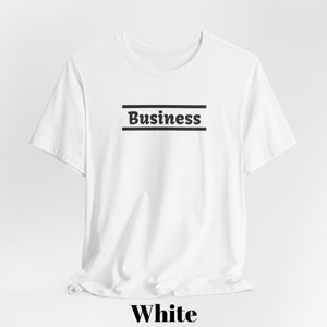 Business Enthusiast Short Sleeve Tee Business Themed T-shirt For Students Of Business Simple Design Wearing Your Passion zdjęcie 3