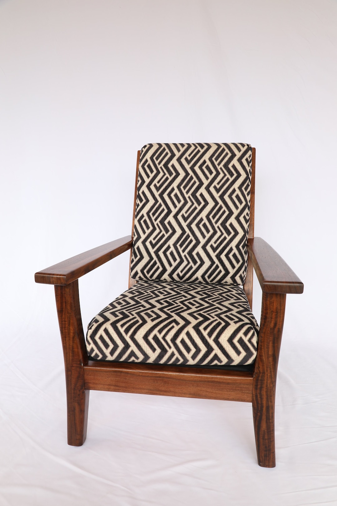 Walnut Easy Chair Etsy