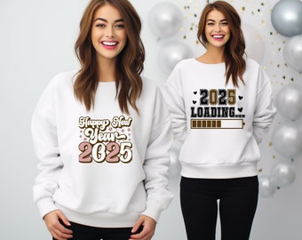 Happy New Year SVG Bundle, Shirt Outfit, Cricut Cut File (Digital Download)