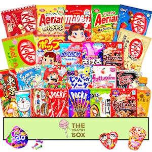 Asian Deluxe Snack Box Hamper par Chimasu Comprend japonais, coréen,  chinois, taïwanais, singapouriens snacks et bonbons et bien plus encore -   France