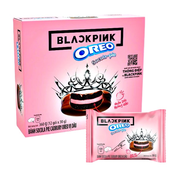 Blackpink x Oreo Socola Tarte Fraise 12x30g