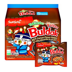 SamYang Buldak Hot Chicken Flavor Ramen Yakisoba 5x130g