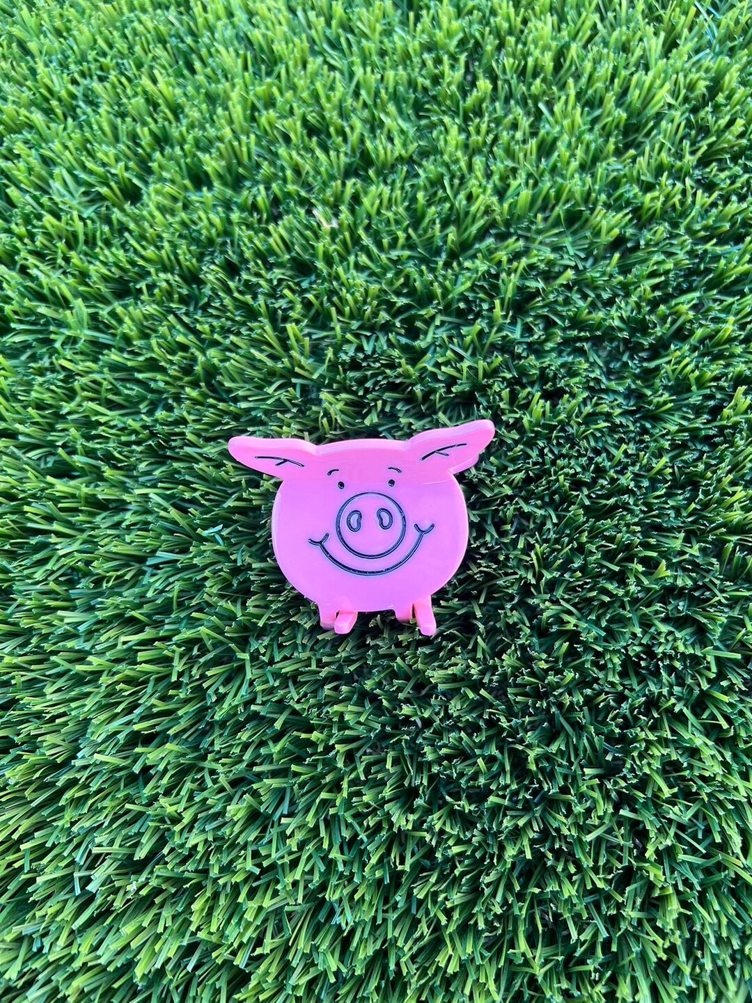 Pink Pig Hair Claw Clip, Cute Pig Hair Claw, Hair Accessories, Unique Gift, Perfect Gift for Her