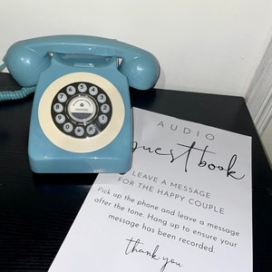 Audio Guestbooks Phone Wedding Recorder a great addition to any special occasion - Wedding Guestbook