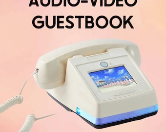 Audio Video Guestbook Phone Wedding Extras Chersise memories paper guestbook