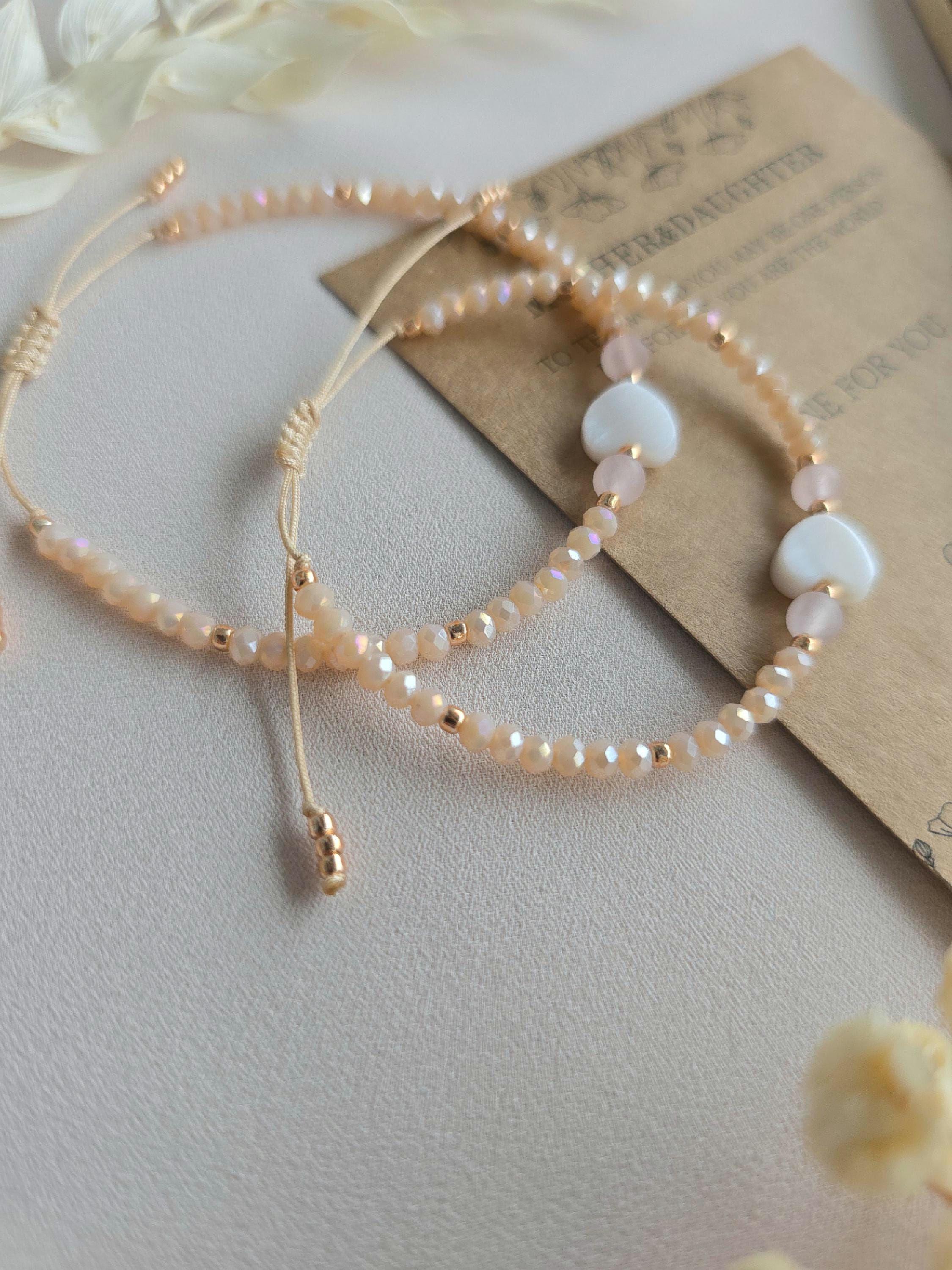 Set Bracciali Mamma E Figlie (2 O 3) - Regolabili, Senza Nichel - Confezione Regalo Con Biglietto E Bustina