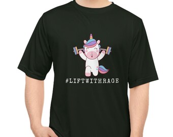 Funny Lift With Rage Unicorn Gym Pump Cover T-shirt