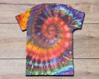 Spiral Tie Dye T Shirt -13 Color Palette - Custom Made - Unique Creative Colorful Tee Shirts - Made to Order