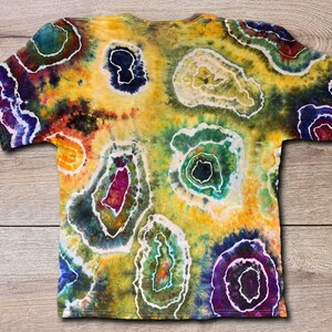 Colorful Geodes Tie Dye T Shirt Handmade & Customizable Unique Vibrant Tee Shirt image 6