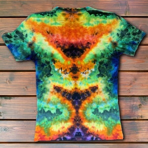 Rainbow Mandala Mindscape Tie Dye T Shirt Handmade & Customizable Unique Tee Shirt image 5