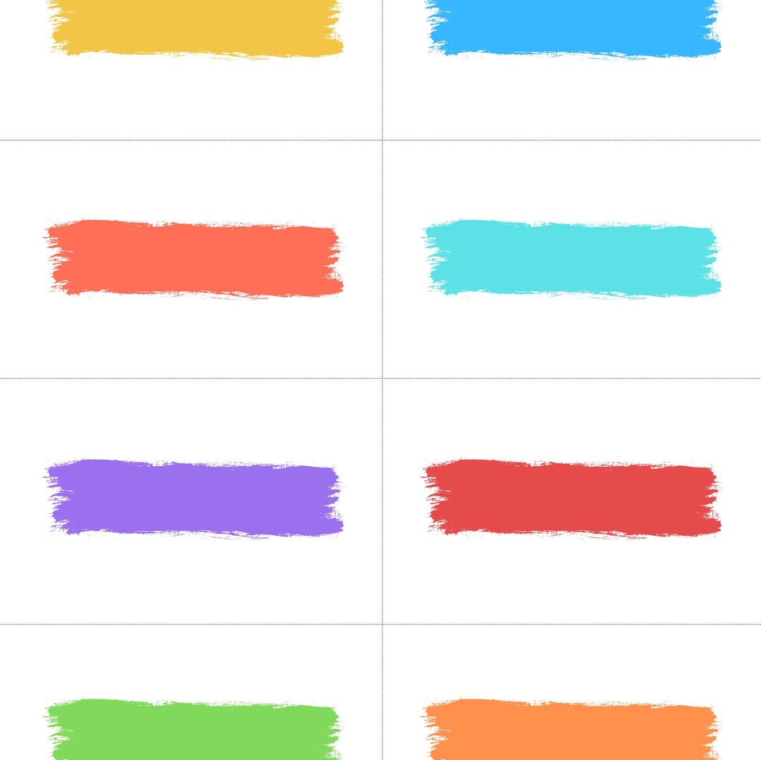 Printable Flash Cards Study Aid Etsy