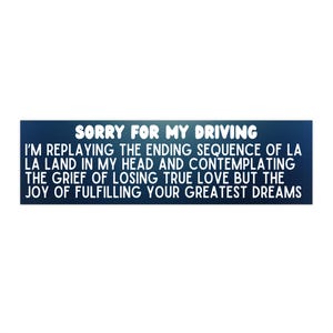 La La Land bumper sticker - funny bumper sticker