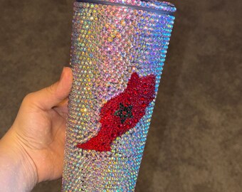 Rhinestones cup.