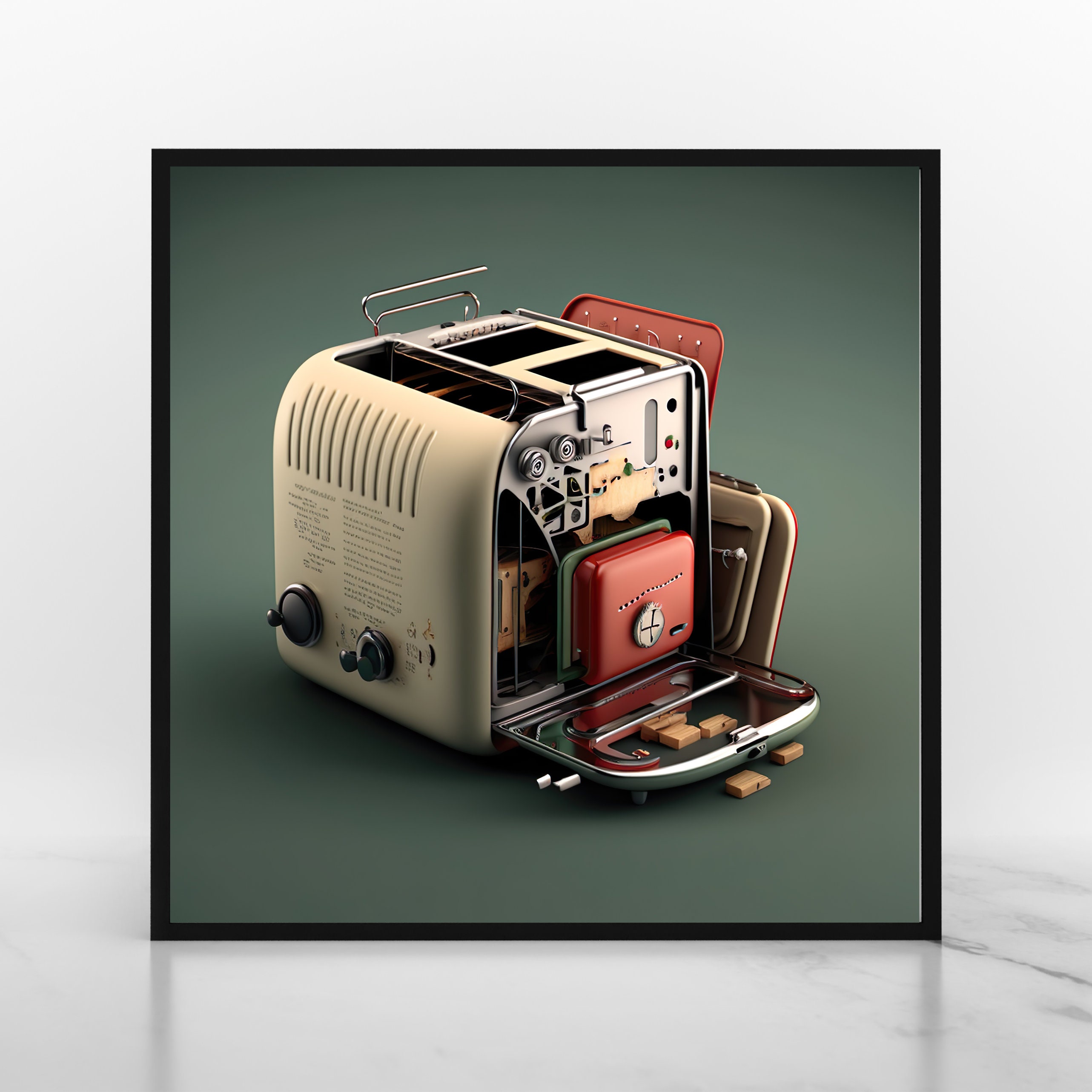 Retro Toaster SVG Cut file by Creative Fabrica Crafts · Creative