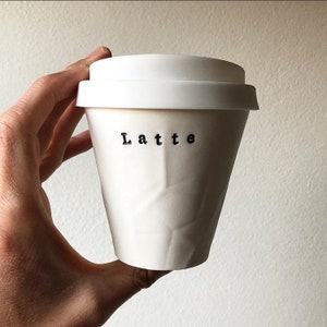 Tazza Keep in ceramica serie carta 250ml - personalizzata