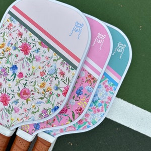 Flower Preppy Pickleball Paddle