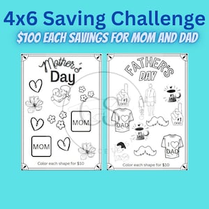 A6 Mother and Father Day Savings Challenge | Father&#39;s Day | Mother&#39;s Day | Saving Challenge | Cash Stuffing | Cash Envelopes | Saving Money
