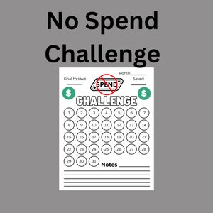 No Spend Challenge | Savings Challenge | Cash Stuffing Envelopes | Monthly No Spend Challenge