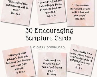 Encouraging Bible Verse Printable Cards