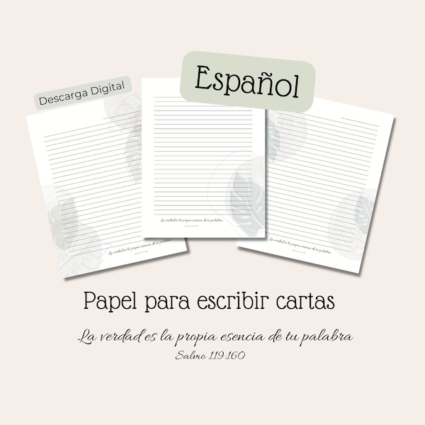 JW Letter Writing Template, Papel para escribir letras