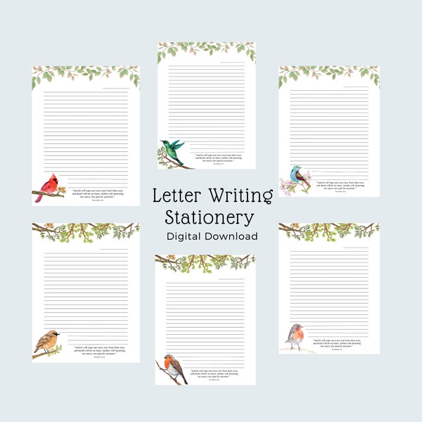 JW Letter Writing Stationery