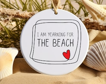 Beach Ornament, Beach Lover Gift, Beach Gift, Beach Vacation, Sun Lover Gift, Beach Ornament, Ocean Lover, Birthday Gift, Retirement Gifts