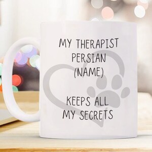 Persian cat, personalized cat mug, cat lover gift, gift for cat lover, gifts for cat lover, cat lover gift, customized cat mom gift,