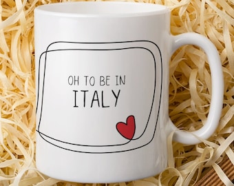 Italy Lover Gift, Italy Travel, Visit Italy, Italy Coffee Cup, Italy Vacation