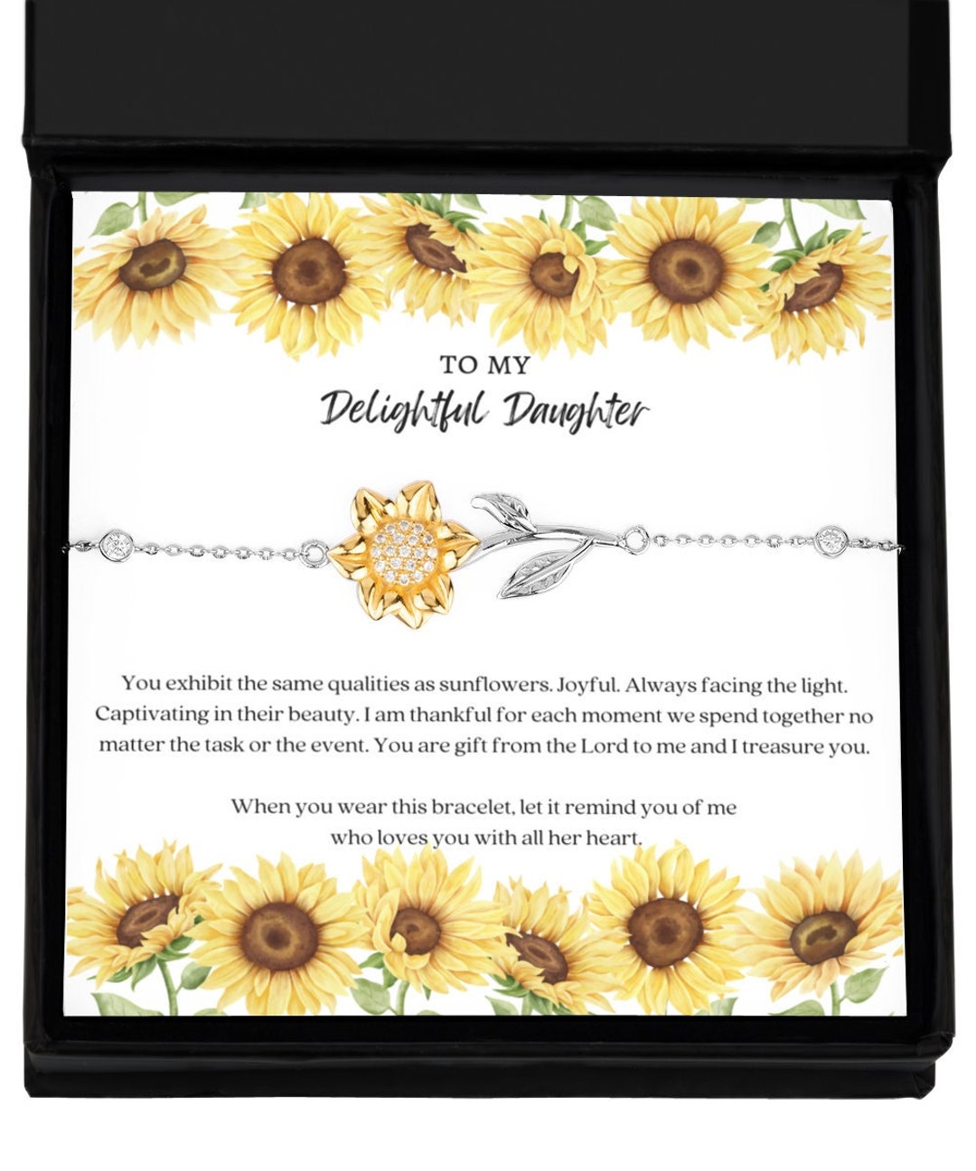 Bracelet for Daughter, Daughter Gift, to My Daughter, Ankle Bracelet